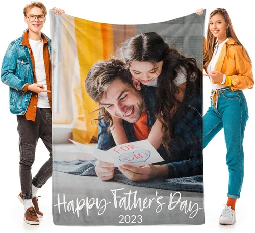 Miniatura 20 de Printwoo Mantas personalizadas con foto, mantas de fotos personalizadas con mi propia foto, mantas personalizadas con imagen, regalos personalizados