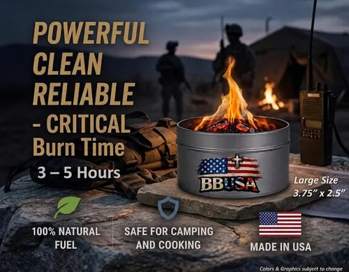 Miniatura 6 de Campfire in a Can - Made in USA - Portable Mini Fire Pit for Marshmallows & S’Mores - Hiking, Backpacking, Hunting, Fishing & Camping - Tactical