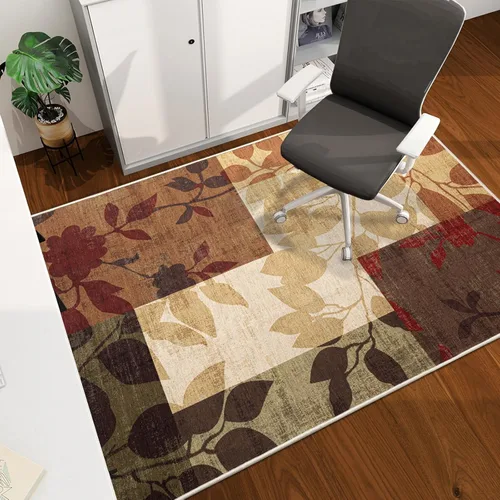Miniatura 20 de chakme Tapete para silla de oficina para suelo de madera dura, 48 x 36 pulgadas, protector de escritorio de computadora de fácil deslizamiento