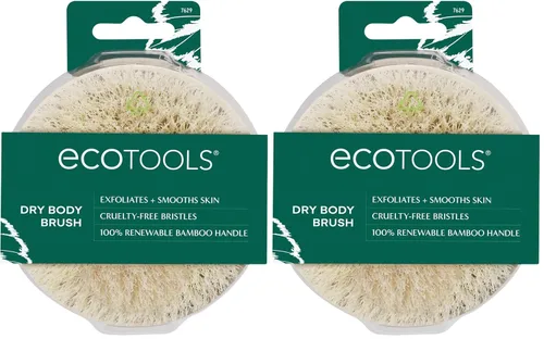Miniatura 12 de EcoTools Cepillo corporal seco, para rutina de cuidado de la piel después de la ducha y el baño, elimina la suciedad y promueve la circulación