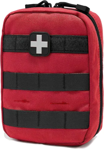 Miniatura 9 de Bolso Molle, Carlebben, de primeros auxilios de emergencia, con útiles bolsillos elásticos, negro, talla única