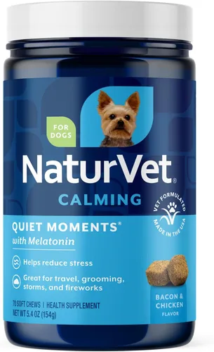 Miniatura 14 de NaturVet Quiet Moments Spray Calmante Herbal para Habitación Suplemento para Perros – Ideal para Automóviles, Jaulas para Perros, Nuevos Entornos
