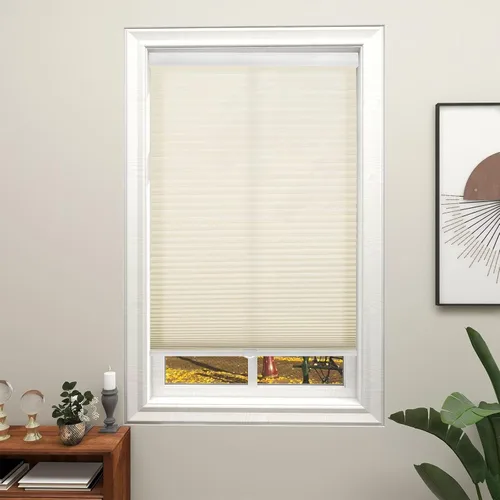 Miniatura 9 de Changshade - Persianas Celulares con Filtrado de Luz sin Cordones para Ventanas Puertas, con Forma de Panal, Aislamiento Térmico, Cancelación