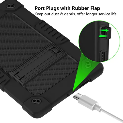 Miniatura 4 de Funda para T-Mobile Revvl Tab 5G, para Revvl Tab 5G, funda resistente a prueba de golpes con correa de pie para T-Mobile Revvl Tab 5G 2023 lanzado