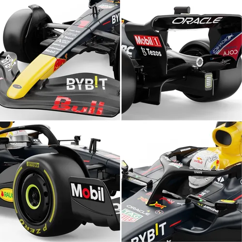 Miniatura 5 de Voltz Toys Auténtico auto de control remoto RedBull Rb18 1:12 F1 con licencia - Serie de autos RC de la colección F1 para niños y adultos - Auto RC