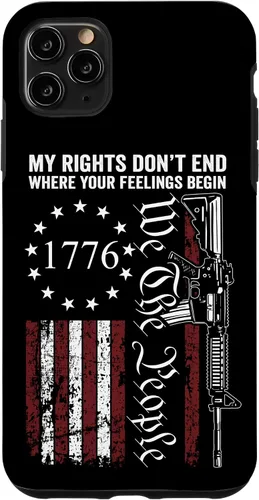 Miniatura 13 de My Rights Don't End Where Your Feelings Begin USA Gun Flag Case for iPhone 17