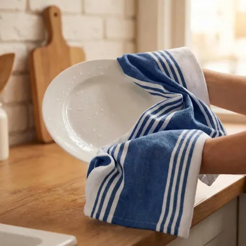 Miniatura 7 de Urban Villa Toallas de cocina 100% algodón para cocina (juego de 6) paños de cocina de 20 x 30 pulgadas, altamente absorbentes, juego de ropa
