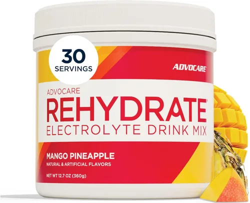 Miniatura 10 de AdvoCare Rehydrate - Mezcla de bebida con electrolitos - Incluye magnesio, sodio, potasio y calcio - Antioxidante y fortificado con aminoácidos