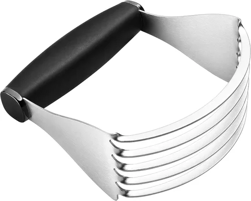 Spring Chef Cortador de Masa para Hornear, Herramienta Cortadora de Masa Resistente, Herramienta Cortadora de Repostería de Acero Inoxidable con