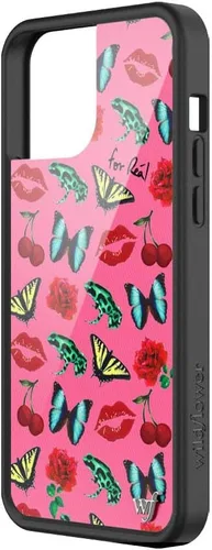 Miniatura 2 de Wildflower Fundas - Realización Par x Devon Lee Carlson, Compatible con Apple iPhone 13 Pro Max Rojo, Ranas, Colaboración - Protector de Par