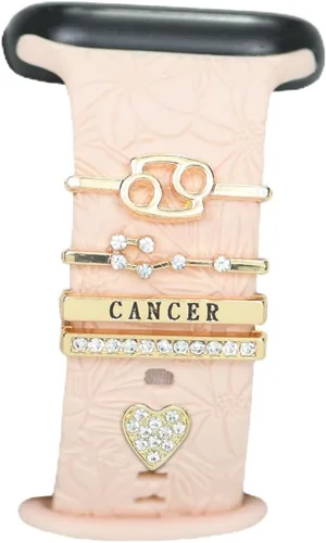 Miniatura 19 de Abalorios de Correa de Reloj Decorativos de 12 Constelaciones para Mujeres Compatibles con Apple Watch de 38 mm, 40 mm, 41 mm, 42 mm, 44 mm, 45 mm