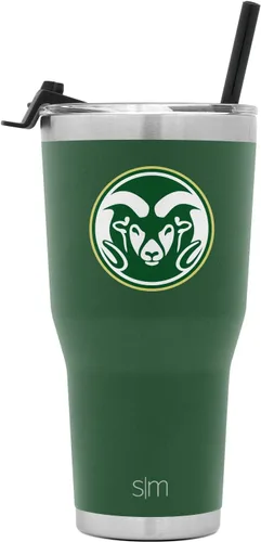 Miniatura 57 de Simple Modern Vaso Cruiser Cruiser con licencia oficial de la NHL Arizona Coyote de 30 onzas, taza de viaje aislada con tapa abatible y popote