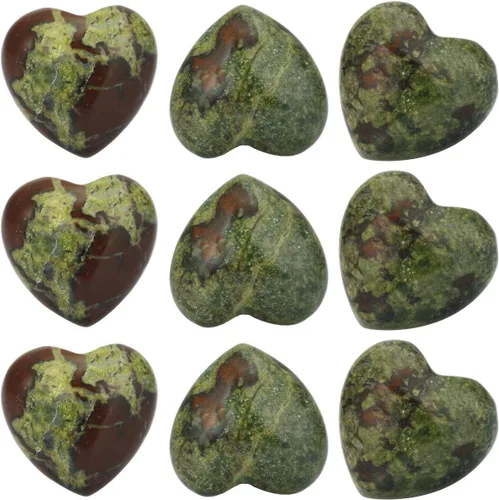 Miniatura 6 de TUMBEELLUWA Piedras curativas talladas en forma de corazón soplo de cristal para chacras y reiki, paquete de 15, cuarzo rosa, 0.5 pulgadas