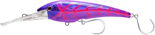 Miniatura 32 de Nomad Design DTX Minnow con sistema patentado Autotune - Acción de natación de pez cebo envejecido, BKK Diablo Caballa Rosa Caliente