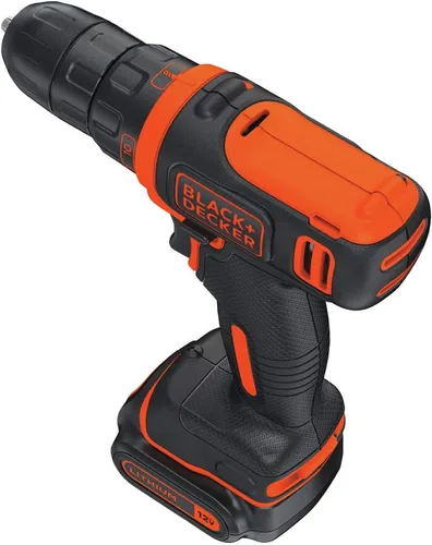 Miniatura 3 de BLACK+DECKER - Kit de taladro y herramientas para el hogar de 12 V, 60 piezas con batería de litio extra de 1.5 Ah (BDCDD12PK & LBXR20)