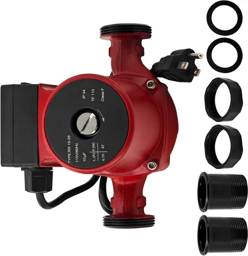 UP15-29SU 59896775 115V Bomba de circulación de agua caliente compatible con Grundfos 1-1/2" a 1-1/4" Union Puerto a Puerto Distancia: 7.086"