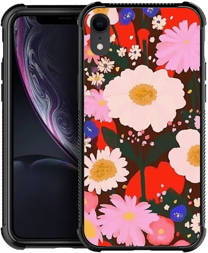 Miniatura 9 de DJSOK Funda compatible con iPhone XR, H American Eagle Flag con cuatro esquinas, protección a prueba de golpes, TPU suave y patrón de policarbonato