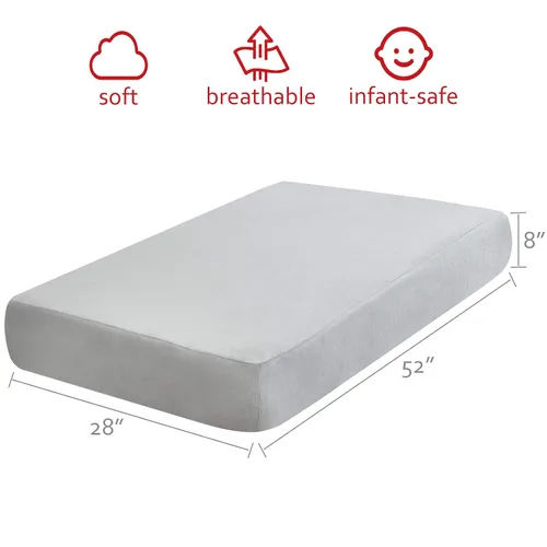 Miniatura 3 de Sábana de franela para cuna para niño o niña, 100% algodón, increíblemente suave, ajustada para cuna estándar (28" X 52") y colchones para niños