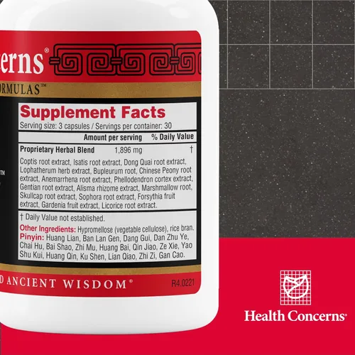 Miniatura 2 de Health Concerns Coptis Purge Fire Formula – Suplemento de apoyo para la piel, garganta, seno sinusal y el sistema inmunológico – Limpieza de hierbas