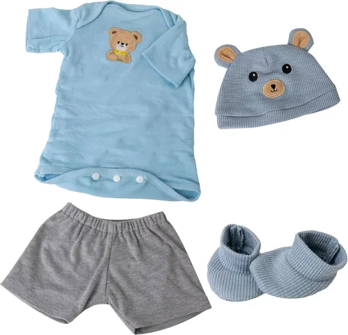 Miniatura 11 de EKOKIZ Ropa de muñecas Reborn de 17 a 20 pulgadas, ropa realista para recién nacidos, accesorios de regalo, juego de regalo para muñecas de bebé