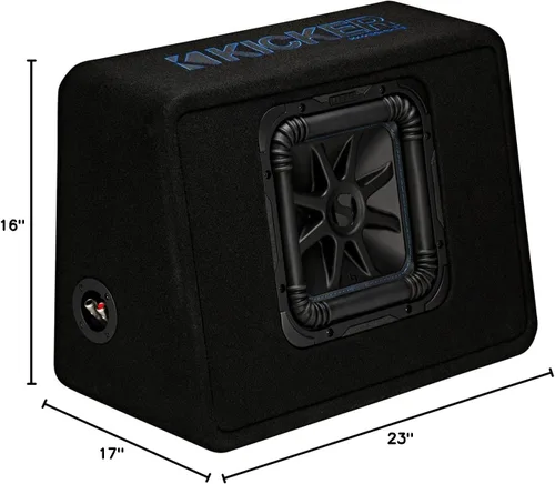 Miniatura 9 de Harmony Audio Kicker TL7S10 - Subwoofer de audio para automóvil L7 cargado de 10 pulgadas para camión, caja 44TL7S102, paquete con amplificador