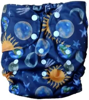 Miniatura 3 de Pañal de tela XL para niños grandes, 30-70 libras, reutilizable para niños de 13 a 66.1 lbs (animales del bosque)