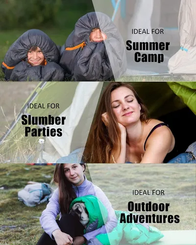 Miniatura 7 de Sleeping Bags for Adults Backpacking Lightweight Waterproof- Cold Weather Sleeping Bag for Girls Boys Mens for Warm Camping Hiking Outdoor Travel