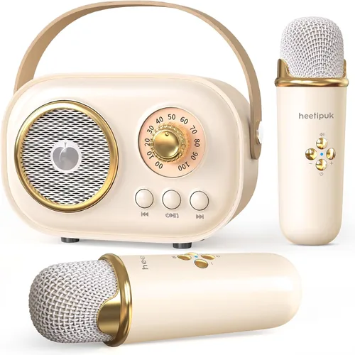 Mini máquina de karaoke, regalos de elefante blanco, rellenos de calcetines para adolescentes, regalos de Navidad para niños de 3 a 12 años, altavoz