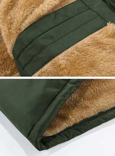 Miniatura 7 de MAGNIVIT Chaleco de forro polar para hombre, cálido y grueso, para viajes, pesca