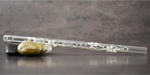 Miniatura 17 de Flauta de cristal Hall 11091 - Piccolo de cristal en línea en D - Bristol Celtic