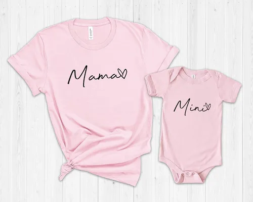 Miniatura 4 de Mommy and Me Outfits, Mama and Mini Shirts, Mom Gift, Gift for Wife 2021