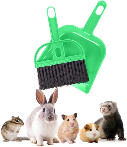 Miniatura 12 de Juego de mini escoba y recogedor – Kit de limpieza compacto para el hogar, coche, camping, espacios pequeños, limpieza de mascotas y viajes – Juego