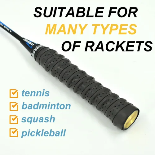 Miniatura 5 de Senston Nuevo agarre de raqueta antideslizante perforado súper absorbente para tenis de bádminton overgrip Pickleball Overgrip