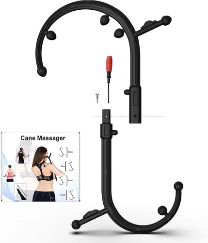 Miniatura 7 de AISZG Masajeador de espalda y cuello, bastón de punto gatillo de masaje, regalos de cumpleaños para mujeres, hombres, ella, él, mamá, regalos