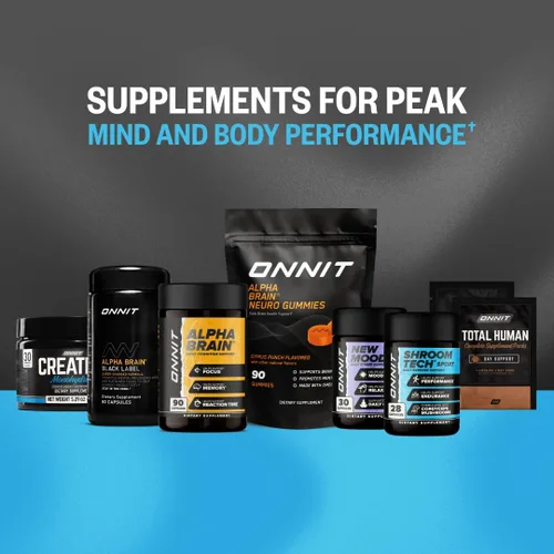 Miniatura 10 de ONNIT Polvo de monohidrato de creatina, IGEN(TM) probado sin OMG, 0.18 oz de creatina premium para fuerza muscular, potencia y masa magra, apoya