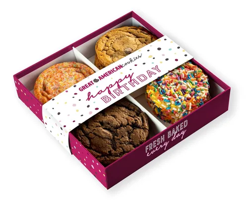 Miniatura 2 de Great American Cookies – 12 galletas assortidas recién horneadas – horneadas a diario, preparadas a mano y nunca congeladas – Ideales