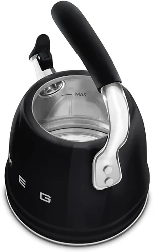 Miniatura 8 de Smeg Tetera silbante Retro para estufa – 2.4L (Negro)