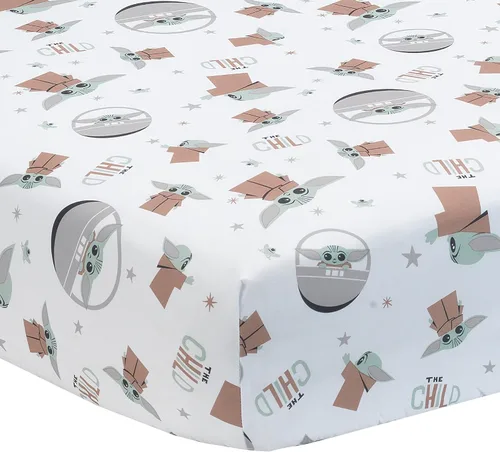 Miniatura 4 de Lambs & Ivy Star Wars The Child Baby Yoda - Juego de ropa de cama para cuna de bebé de 3 piezas Star Wars el niño