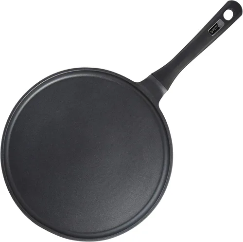 Miniatura 8 de S·KITCHN Sartén antiadherente para crepas, sartén Dosa, sartén Tawa para Roti Indio, parrilla antiadherente para panqueques compatible con placa