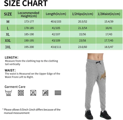 Miniatura 3 de American Bully Men's Fleece Pants Trousers Casual Sports Pants Inner Fleece