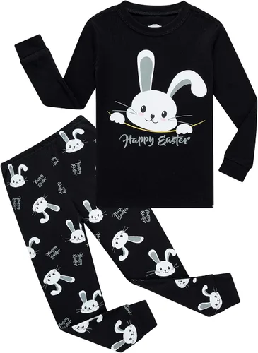 Miniatura 15 de Family Feeling - Pijamas para niños y niños pequeños, conjunto de pijamas de 2 piezas, ropa para dormir de 100 % algodón
