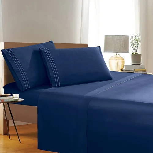 Miniatura 20 de Elegant Comfort 1500 Premier Resistente a Arrugas y Decoloración de Calidad Hotel Juego de Sábanas de 4 Piezas Ultra Suave Lujoso Incluye Sábana