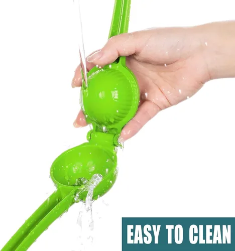 Miniatura 5 de Exprimidor manual Citrus Lemon Squeezer,Exprimidor de frutas Lime Press Metal,Herramienta profesional de la cocina del exprimidor de la mano Rojo