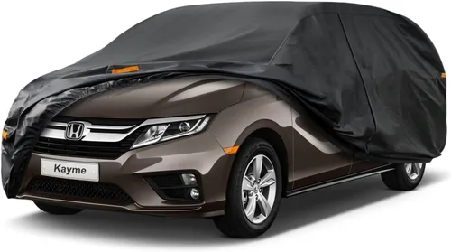 Miniatura 57 de Kayme - Cubierta completa impermeable de 7 capas para Honda Civic Sedán/Coupé (1991-2024), apta para todo clima, protección p/exteriores contra