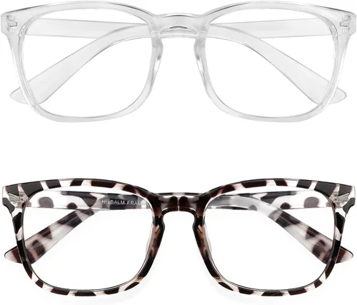 Miniatura 11 de Gafas con filtro de luz azul, paquete de 2 lentes de luz azul para hombre, anteojos de luz azul para mujer, anteojos con luz azul para fatiga ocular