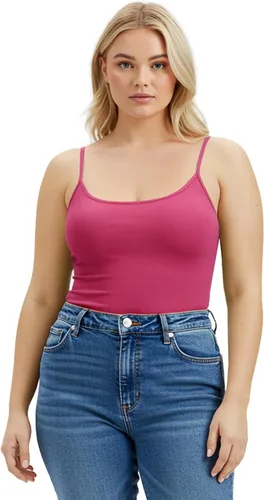 Miniatura 376 de Emmalise Camisola larga casual básica para mujer, con tirantes ajustables, top en capas