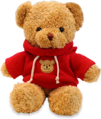 Miniatura 4 de Oso de peluche de 13 pulgadas, juguete de peluche de cumpleaños, Navidad, día de San Valentín, regalo para niños y novia (azul)