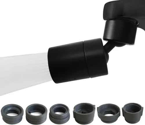 Miniatura 9 de Extensor giratorio para grifo, adaptadores de grifo de boquilla, filtro universal contra salpicaduras, extensión de grifo de cocina, cabezal