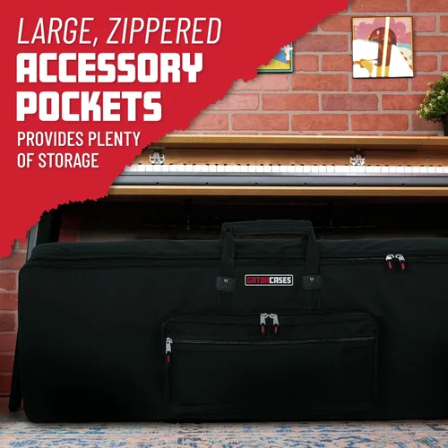 Miniatura 5 de Bolsa acolchada Gator Cases para teclados de 49 notas; (GKB-49)