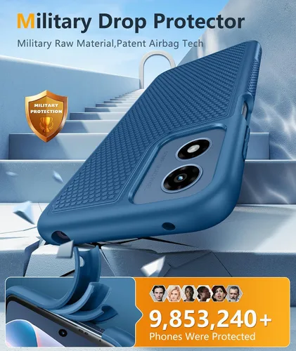 Miniatura 118 de FNTCASE Funda para iPhone 17 Pro: Fundas delgadas translúcidas de color azul claro compatibles con MagSafe, protección completa de la cámara